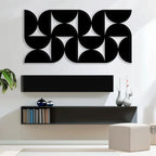 Premium Acrylic Half Circles 3D Wall Art – Modern Geometric Decor